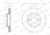 Вентилируемый тормозной диск ferodo DDF2928C