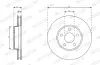 Диск гальмівний ferodo DDF3020C