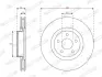 Вентилируемый тормозной диск ferodo DDF3021C