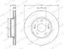 Вентилируемый тормозной диск ferodo DDF3056C