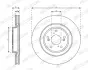 Вентилируемый тормозной диск ferodo DDF3069C