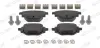 Комплект гальмівних колодок задн, CITROEN C4 III, C4 X JEEP AVENGER OPEL CORSA F PEUGEOT 2008 II, 208 II 1.2-Electric 06.19- ferodo FDB5196