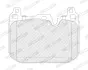 Комплект гальмівних колодок передн, BMW 1 (F40), 2 GRAN COUPE (F44), X1 (F48), X2 (F39) MINI (F56), (F57), CLUBMAN (F54), COUNTRYMAN (F60) 1.5-2.0D 11.14- ferodo FDB5572
