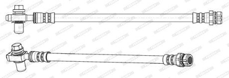 Автозапчасть ferodo FHY2821