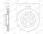 Вентилируемый тормозной диск ferodo DDF2805C
