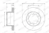 Вентилируемый тормозной диск ferodo DDF3105C-1