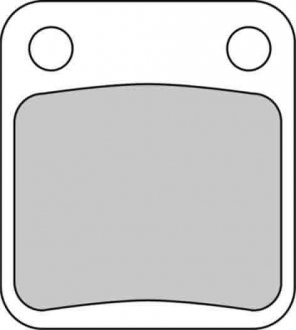 Тормозные колодки ferodo FDB250EF