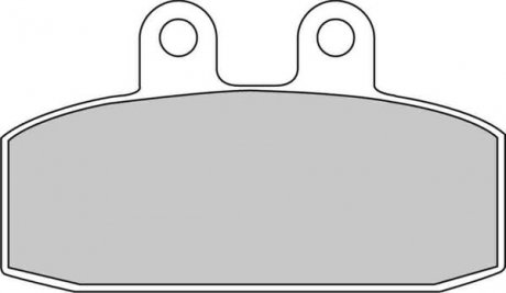 Тормозные колодки ferodo FDB438EF