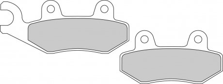 Тормозні (гальмівні) колодки ferodo FDB497SG