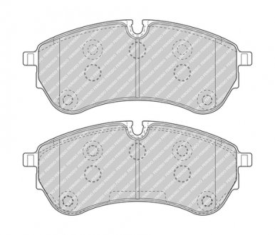 Передні тормозні (гальмівні) колодки ferodo FVR5067
