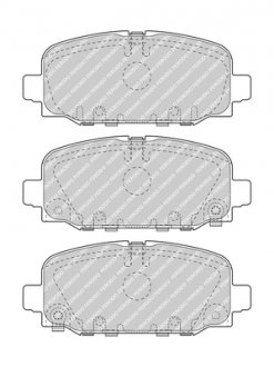 Тормозные колодки ferodo FDB5049