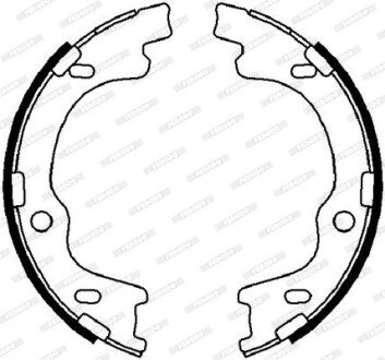 Колодки ручного (стоячого) тормоза ferodo FSB4022