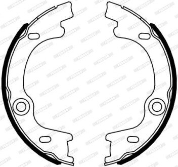 Колодки ручного (стоячого) тормоза ferodo FSB4099