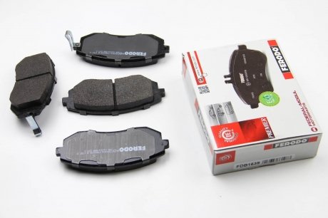 Передние тормозные колодки ferodo FDB1639