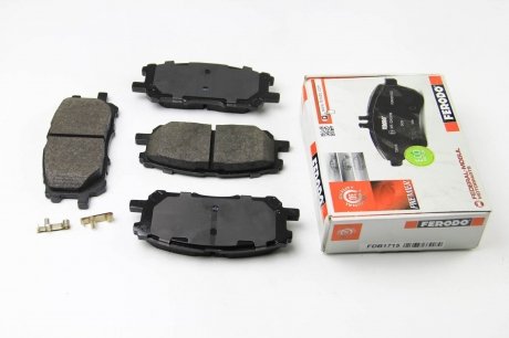 Передние тормозные колодки ferodo FDB1715