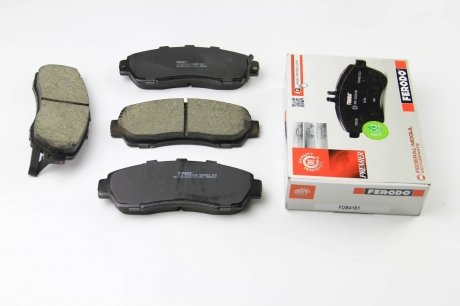 Передние тормозные колодки ferodo FDB4161
