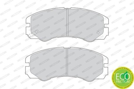 Передние тормозные колодки ferodo FDB1015