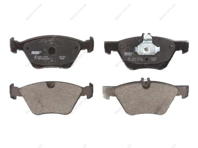 Передние тормозные колодки ferodo FDB1050