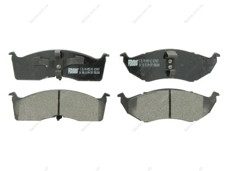 Передние тормозные колодки ferodo FDB1098