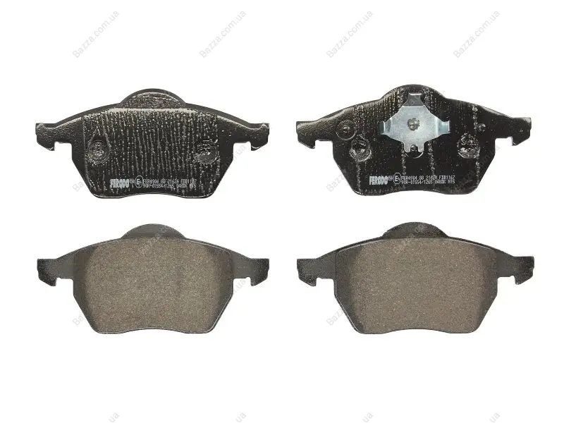 Передние тормозные колодки ferodo FDB1167