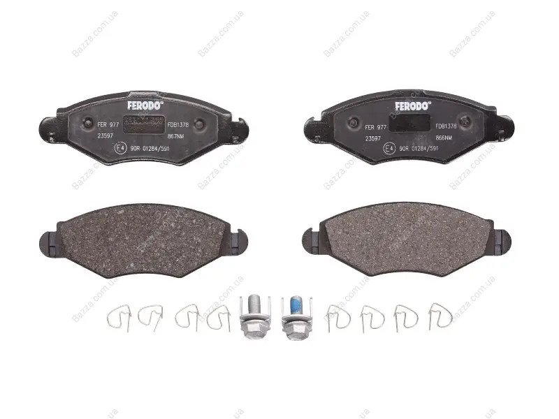 Передні тормозні (гальмівні) колодки Ferodo FDB1378 (фото 1)
