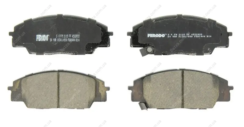 Передние тормозные колодки ferodo FDB1444