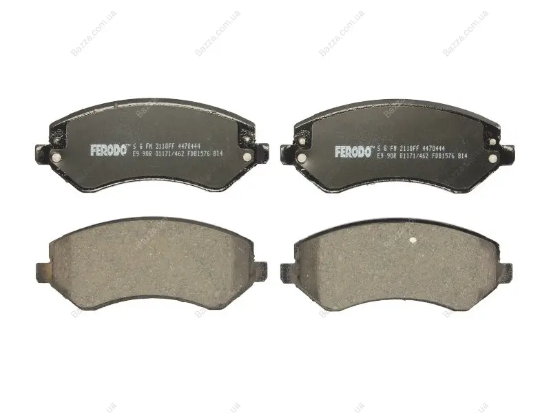 Передние тормозные колодки ferodo FDB1576