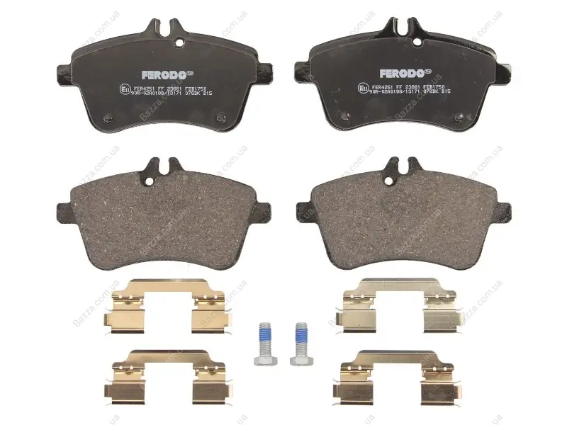 Передние тормозные колодки ferodo FDB1750