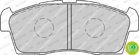 Передние тормозные колодки ferodo FDB1812