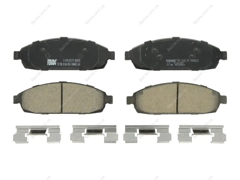 Передние тормозные колодки ferodo FDB4002