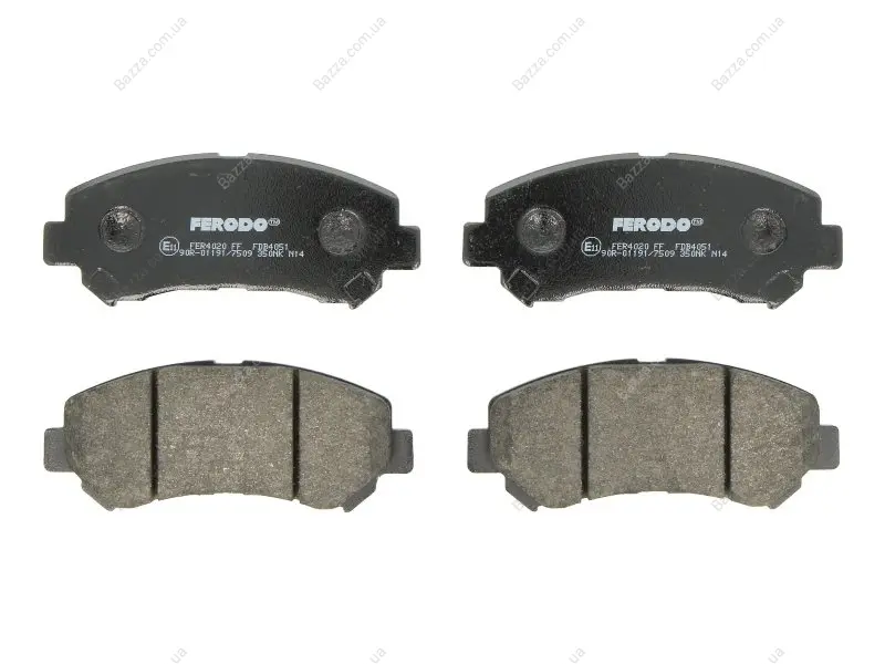 Передние тормозные колодки ferodo FDB4051