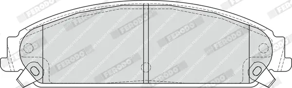 Передние тормозные колодки ferodo FDB4078