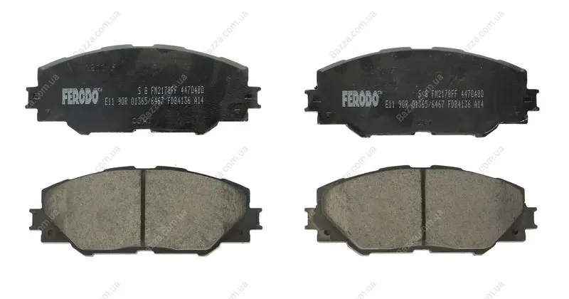 Передние тормозные колодки ferodo FDB4136