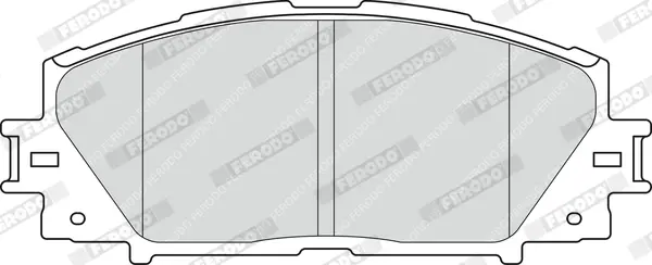 Передні тормозні (гальмівні) колодки Ferodo FDB4310 (фото 1)
