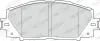Передні тормозні (гальмівні) колодки Ferodo FDB4310 (фото 1)