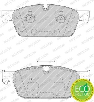 Передні тормозні (гальмівні) колодки ferodo FDB4693