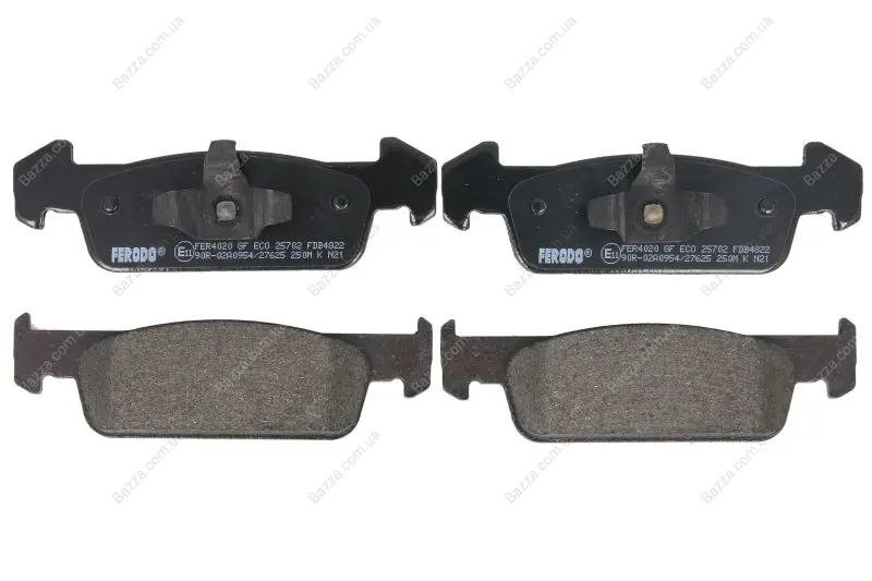 Передні тормозні (гальмівні) колодки Ferodo FDB4822 (фото 1)
