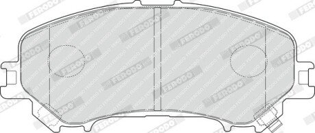 Передні тормозні (гальмівні) колодки ferodo FDB4843 на Ниссан Qashqai j11