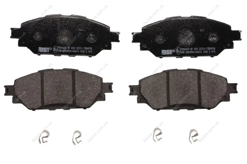 Передні тормозні (гальмівні) колодки Ferodo FDB4936 (фото 1)