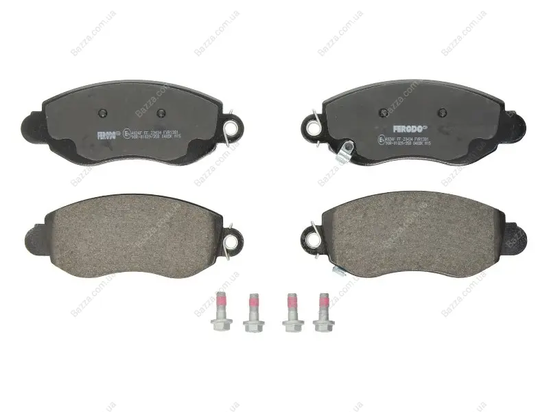 Передние тормозные колодки ferodo FVR1381