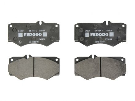 Передние тормозные колодки ferodo FVR239