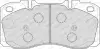 Передние тормозные колодки ferodo FVR4038