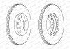 Передний тормозной диск ferodo DDF1191