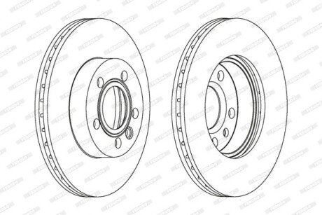 Гальмівний диск ferodo DDF1010