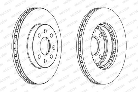 Гальмівний диск ferodo DDF1097