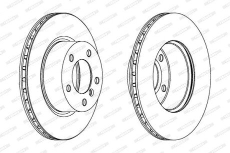 Гальмівний диск ferodo DDF1229