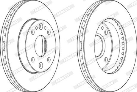 Гальмівний диск ferodo DDF1391