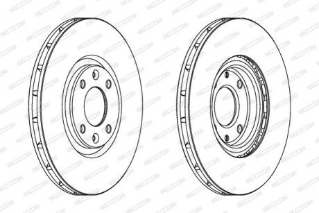 Гальмівний диск ferodo DDF1676