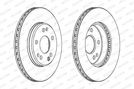 Гальмівний диск ferodo DDF181