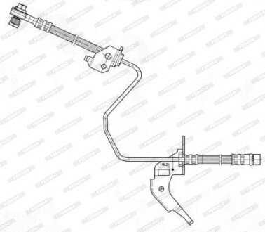 Тормозной шланг ferodo FHY2605